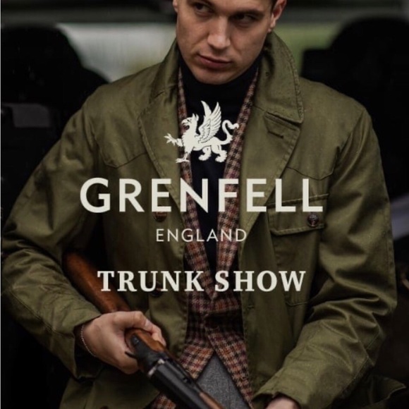 GRF Shooter Grenfell Cloth Jacket Made in England Size UK 44/L - Picture 12 of 13